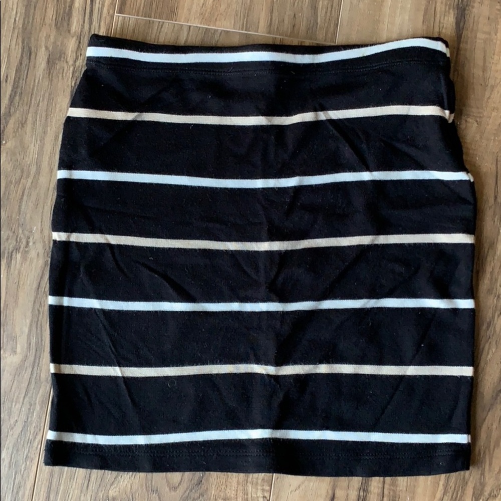 Striped miniskirt, never been worn